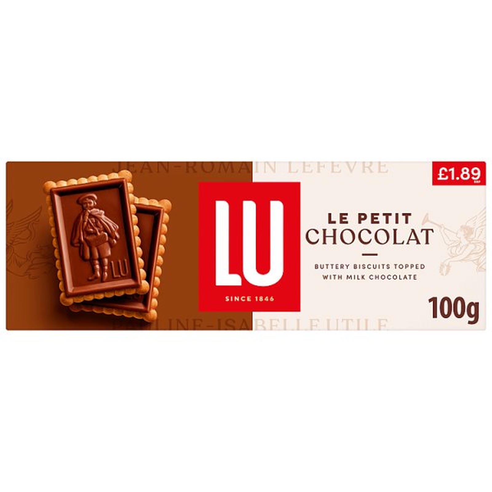 LU Le Petit Chocolat Chocolate Biscuits £1.89 PMP 100g
