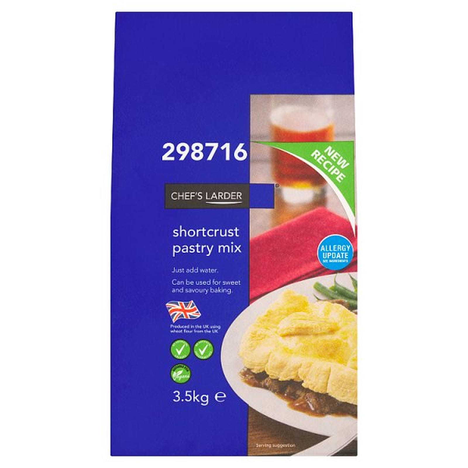 Chef's Larder Shortcrust Pastry Mix 3.5kg