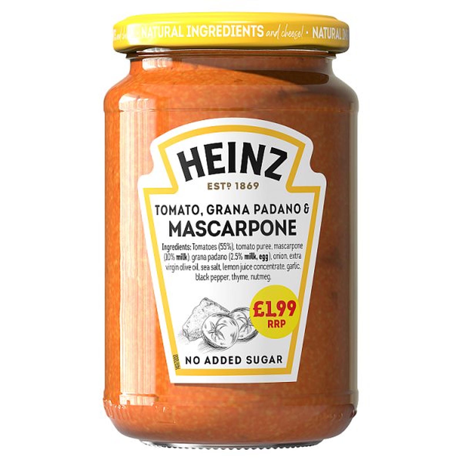 Heinz Tomato, Grana Padano & Mascarpone 350g