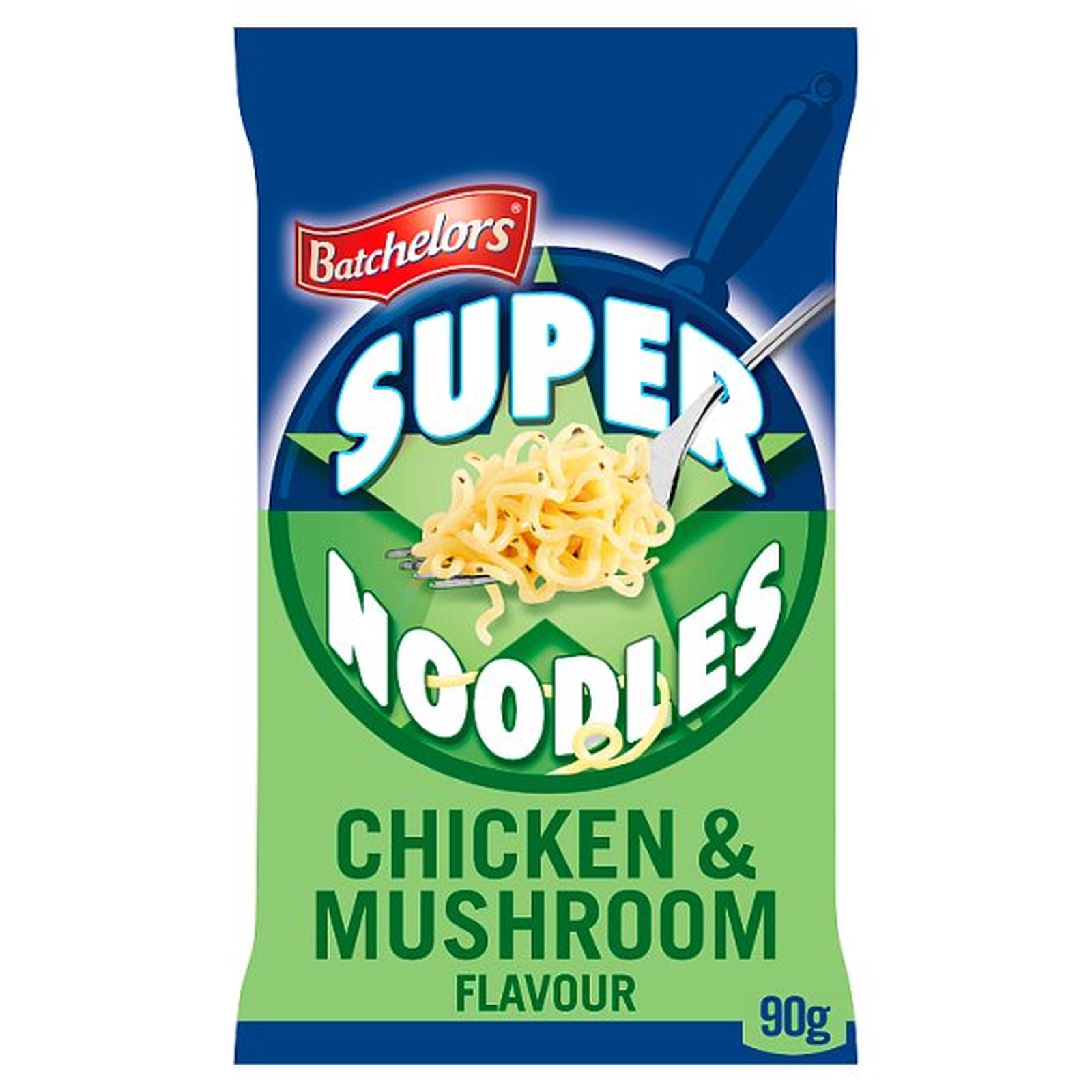Batchelors Super Noodles Chicken & Mushroom Flavour Noodle Block 90g