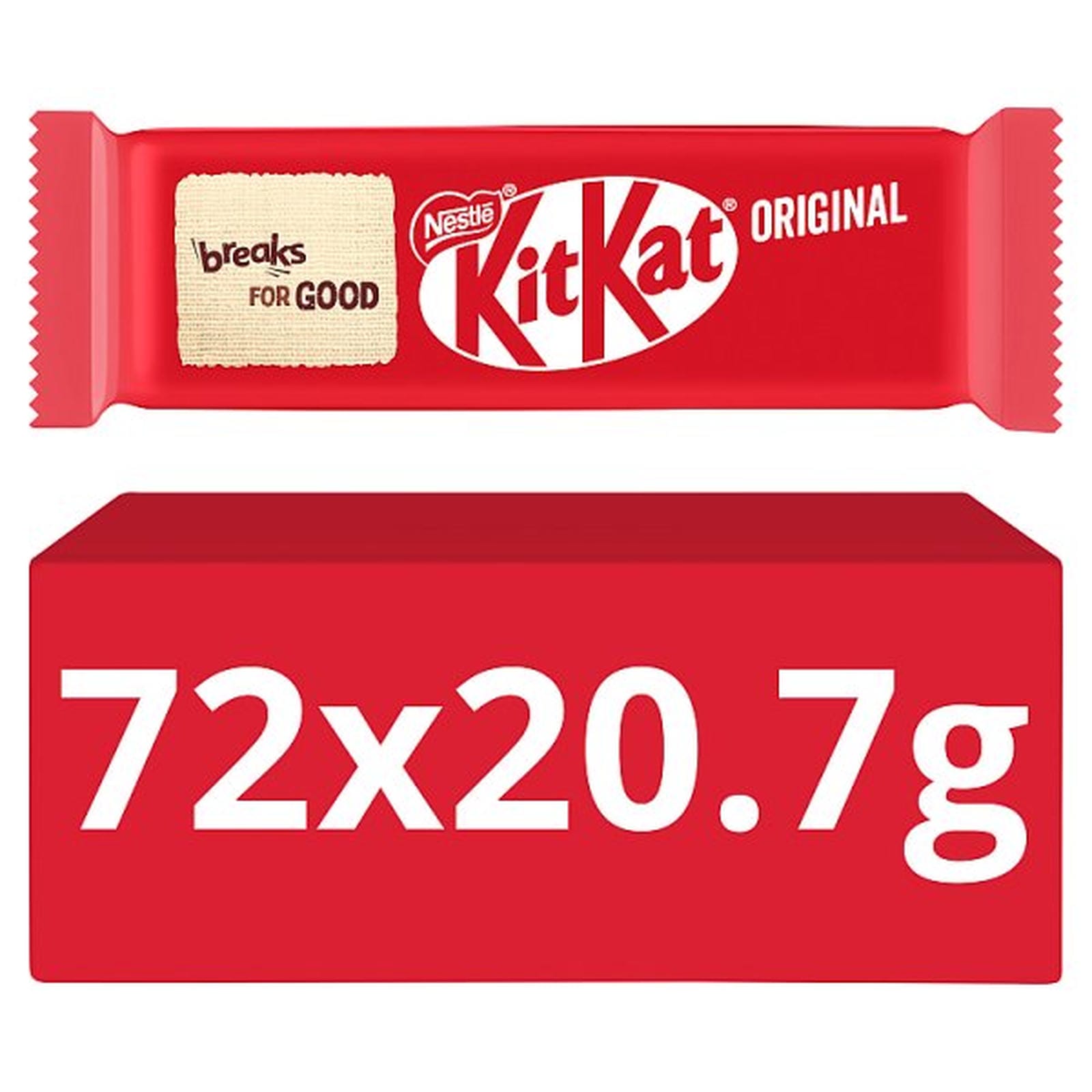 KitKat 2 Finger Milk Chocolate Biscuit Bar 20.7g