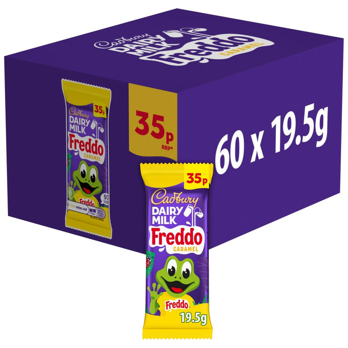 Cadbury Dairy Milk Freddo Caramel Chocolate Bar 19.5g – 60 x 19.5g