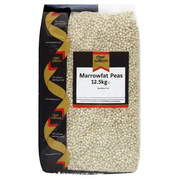 Chef William Marrowfat Peas Catering Size Great for Soups Stews Sides 12.5kg 1 Pack