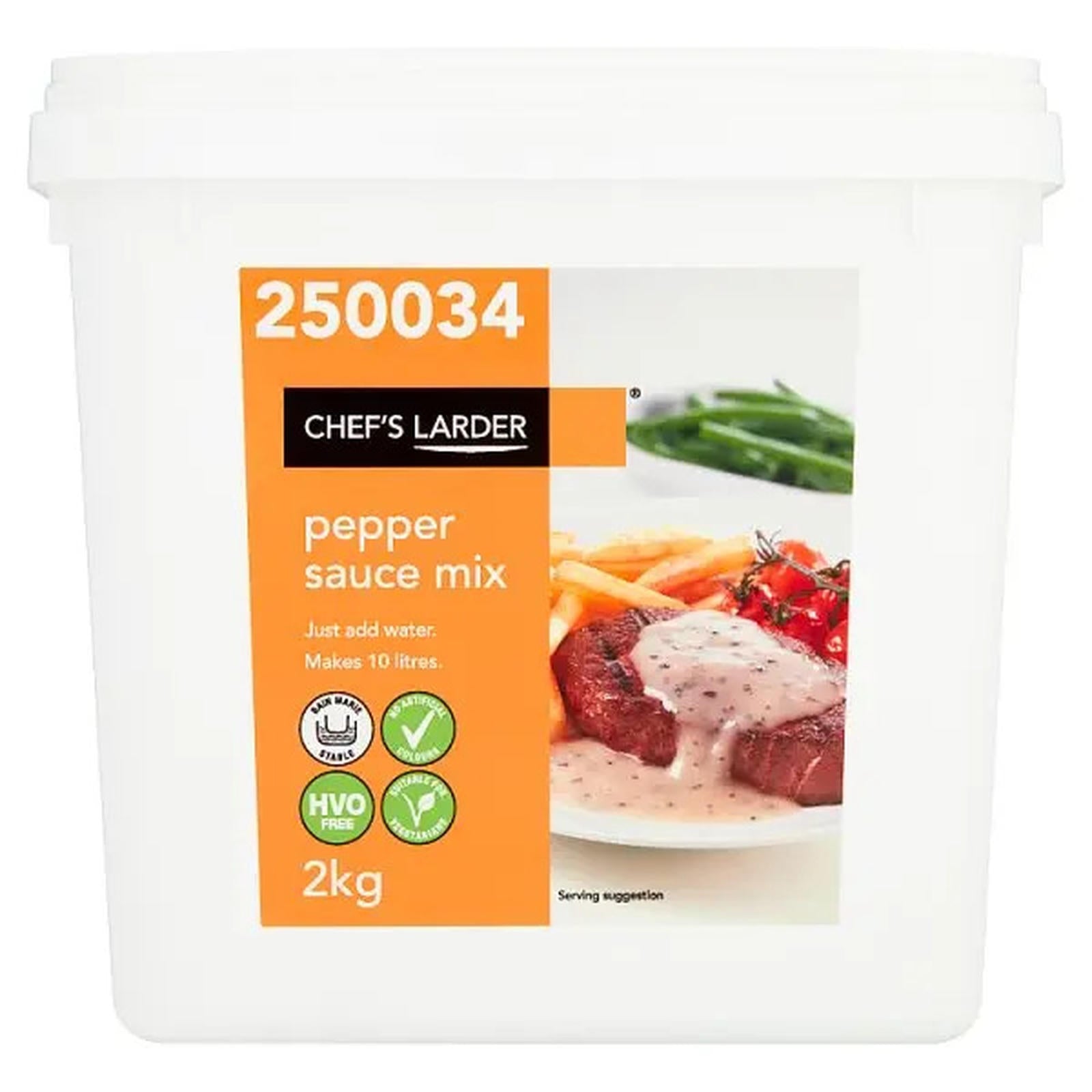 Chef's Larder Pepper Sauce Mix For Kitchens Foodservice Catering 2kg Multi Pack 2 x 2kg