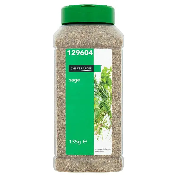 Chef's Larder Sage Dried Herb 6 x 135g Multi Pack For Kitchens And Foodservice Use