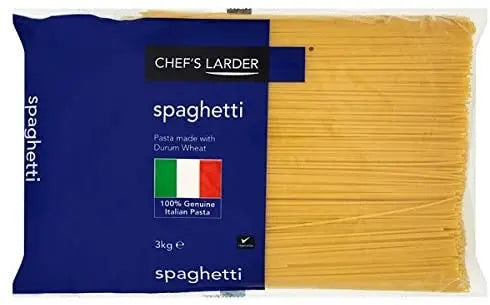 Chef's Larder Spaghetti Dry Bulk Foodservice Grade for Retailers 3kg Case of 4 x 3kg