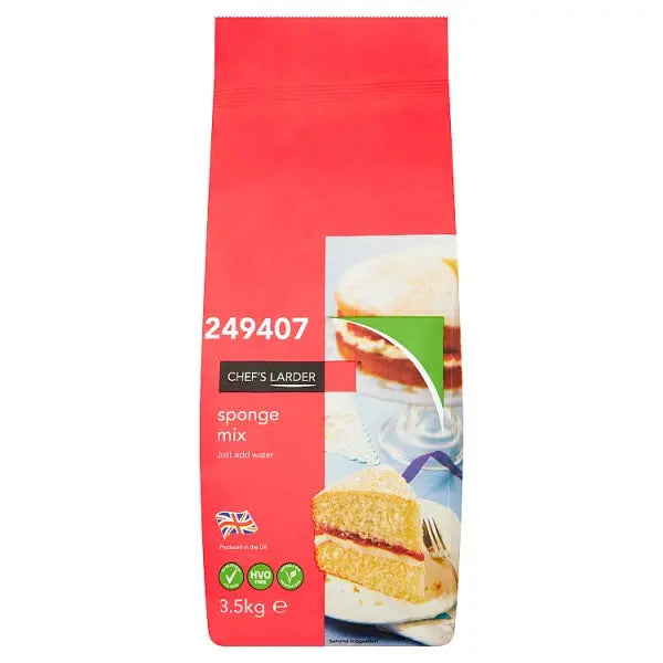 Chef's Larder Sponge Mix Catering Size 3.5kg 4 x 3.5kg Foodservice Pack For Retail