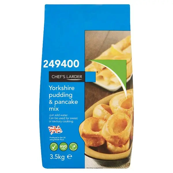 Chef's Larder Yorkshire Pudding And Pancake Mix 3.5kg Multi Pack 4 X 3.5kg Foodservice