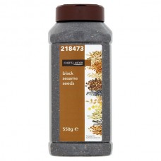 Chef's Larder Sesame Seeds Black 550g 1 x 550g Pack For Retail And Foodservice Kitchens