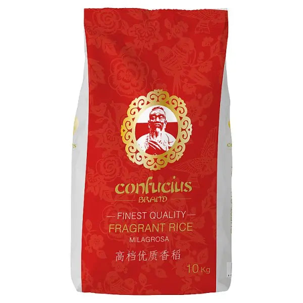 Confucius Jasmine Rice Premium Fragrant Long Grain 1 X 10kg Pack For Everyday Cooking