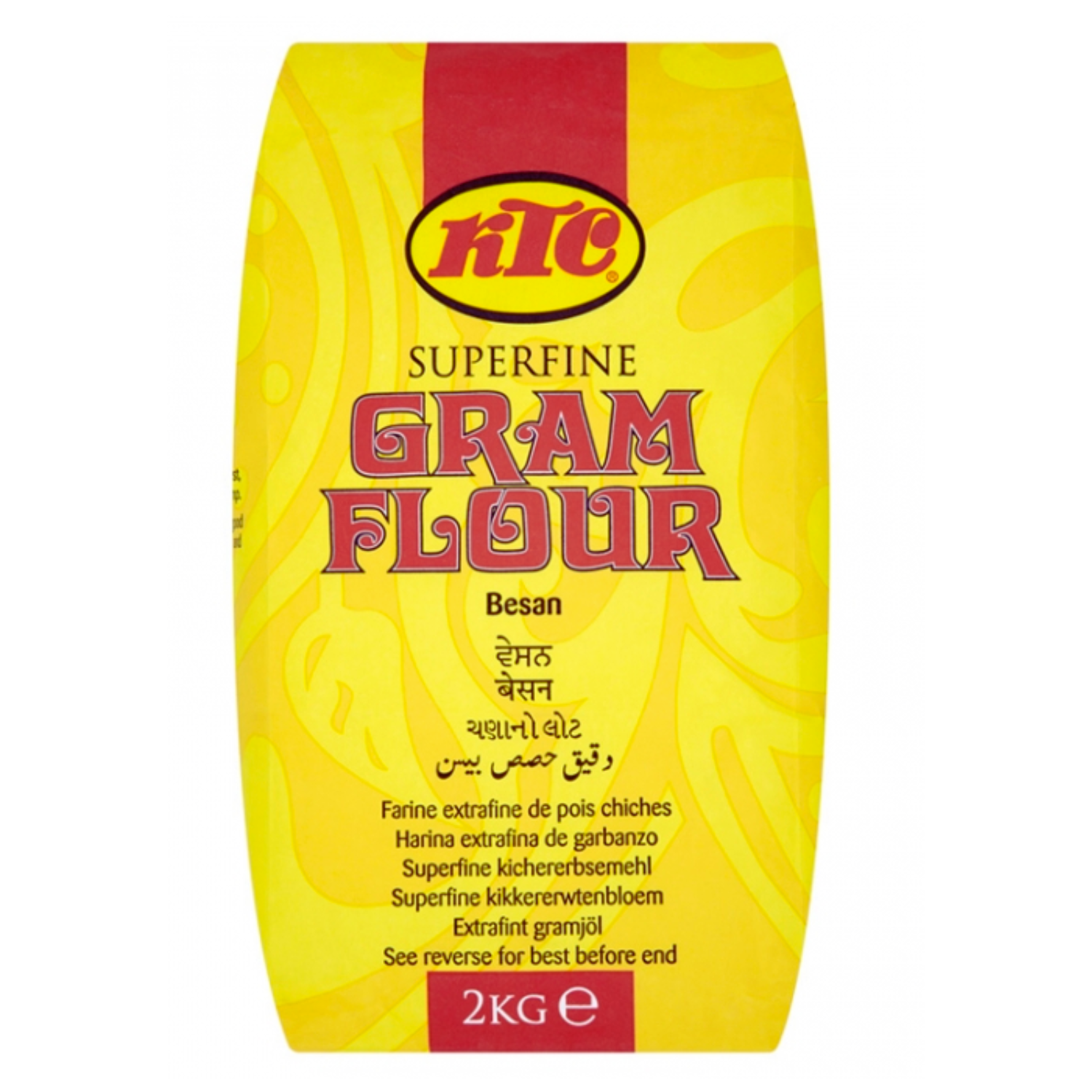 KTC Gram Flour Superfine 2kg 1 x 2kg For Cooking And Baking In Home And Professional Kitchens