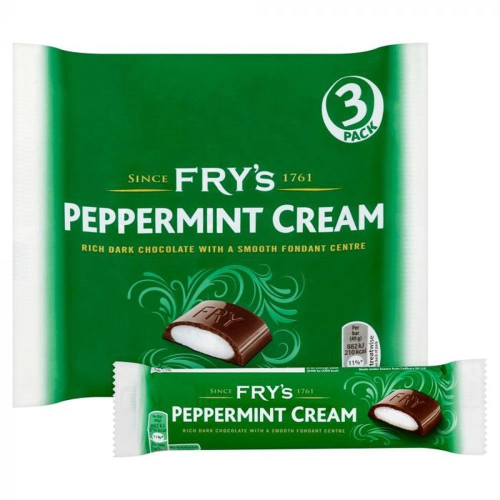 Fry's Peppermint Cream Chocolate Bar 3 Pack 147g – 16 x 147g