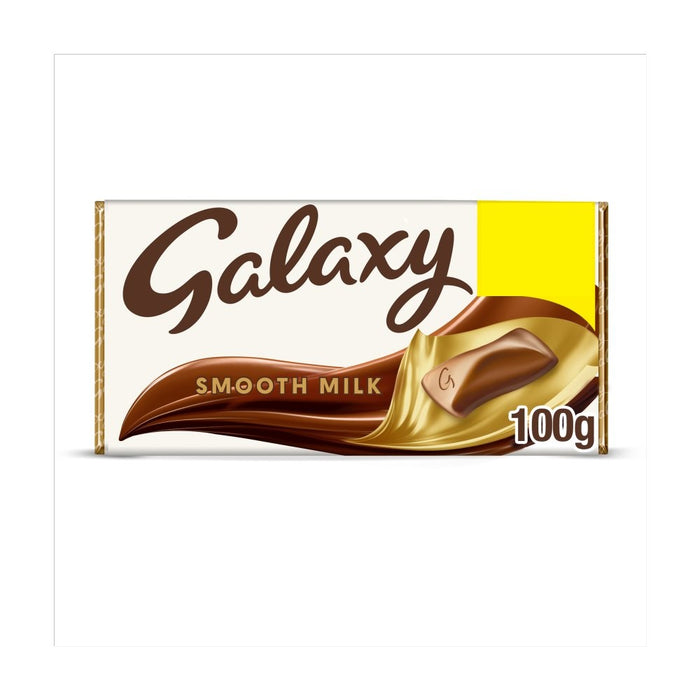 Galaxy Smooth Milk Chocolate Block Bar £1.50 PMP 100g – 24 x 100g