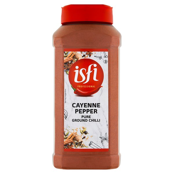 Isfi Cayene Pepper 460g Multi Pack 6 x 460g Foodservice and Retail Bulk Catering Size