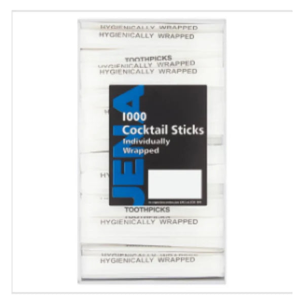 JENA 1000 Cocktail Sticks – 20 x 1000pk