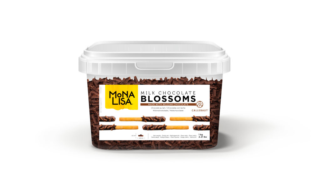 Mona Lisa Milk Chocolate Blossoms 1kg – 4 x 1kg