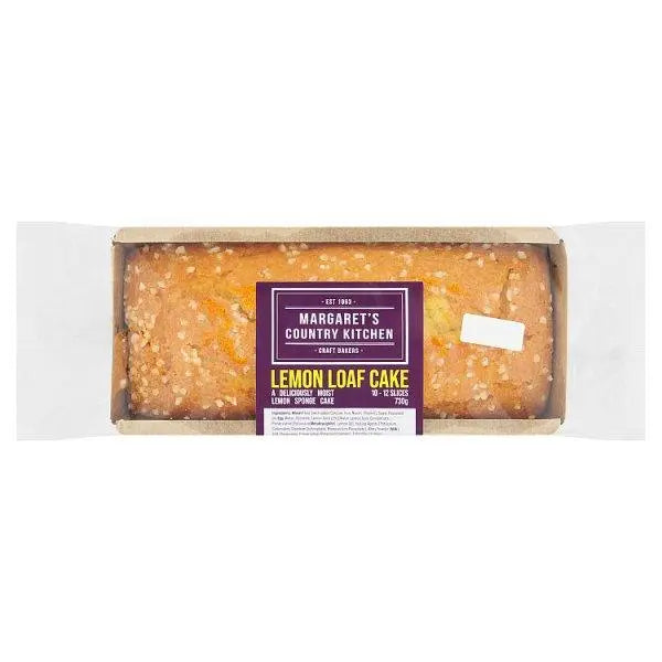 Margaret's Country Kitchen Lemon Loaf Cake 730g – 1 x Sgl