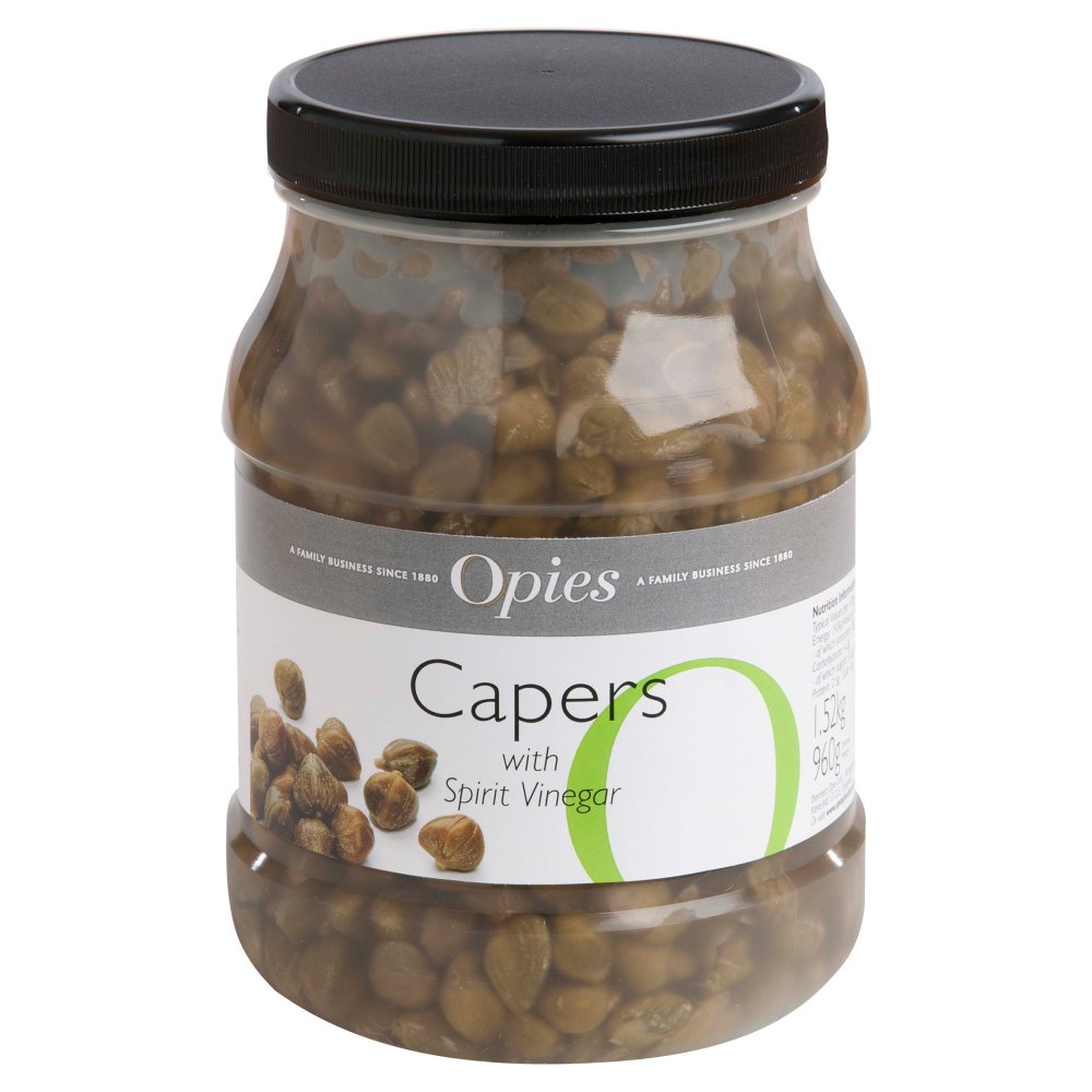 Opies Capers In Vinegar 1.52kg Multi Pack 2 x 1.52kg Catering Size Foodservice Bulk