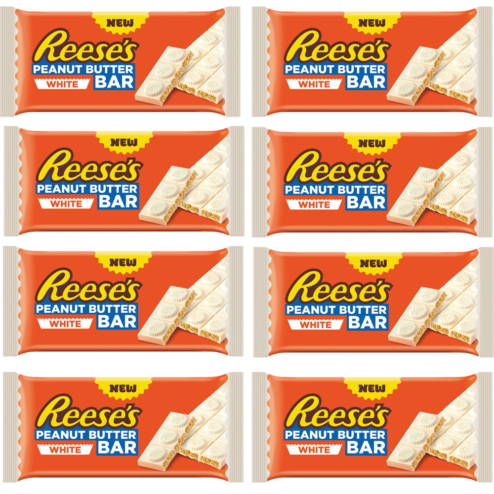 Reese's White Chocolate Flavour Peanut Butter Bar 90g – 16 x 90g