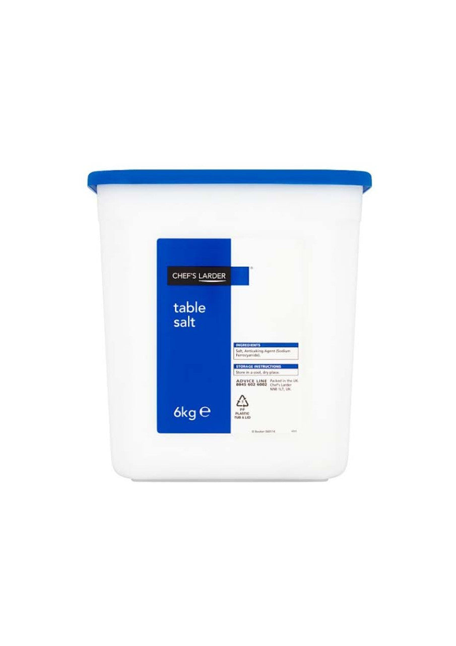 Chef's Larder Salt 6kg Culinary Salt For Baking And Cooking In Home And Professional Kitchens