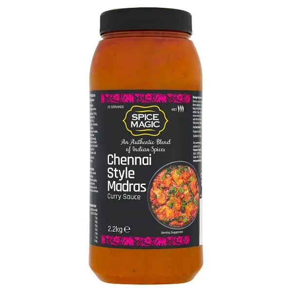 Spice Magic Curry Sauce Chennai Style Madras Multi Pack Bulk Foodservice 2.2kg 4 x 2.2kg