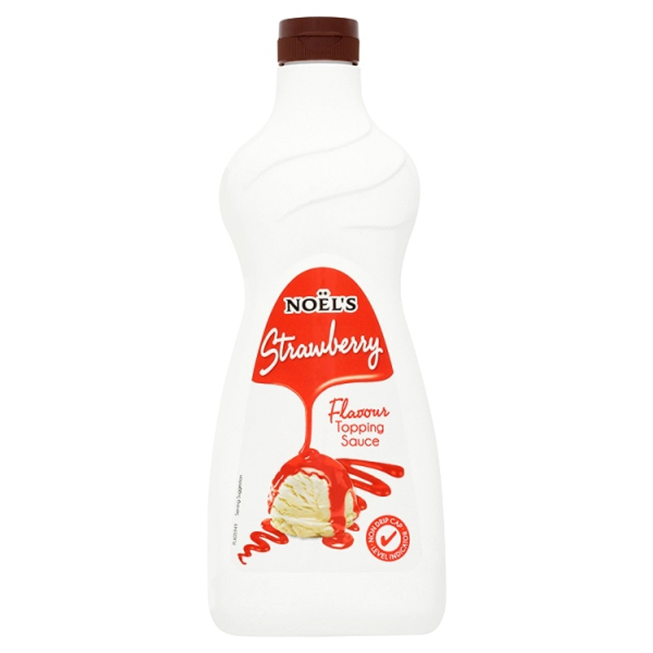Noel's Strawberry Flavour Topping Sauce 1kg Ideal For Desserts Pastries And Foodservice Use