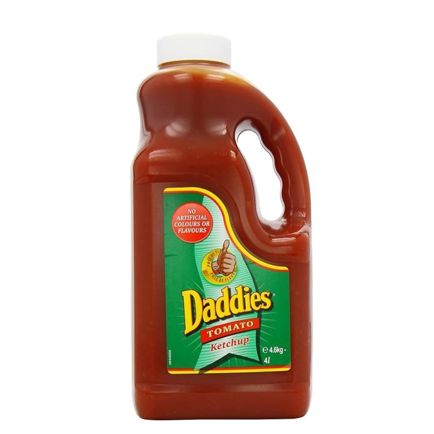 Daddies Tomato Ketchup Bottle 4 Litre Foodservice Use 1 x 4.6kg Catering Bulk Size