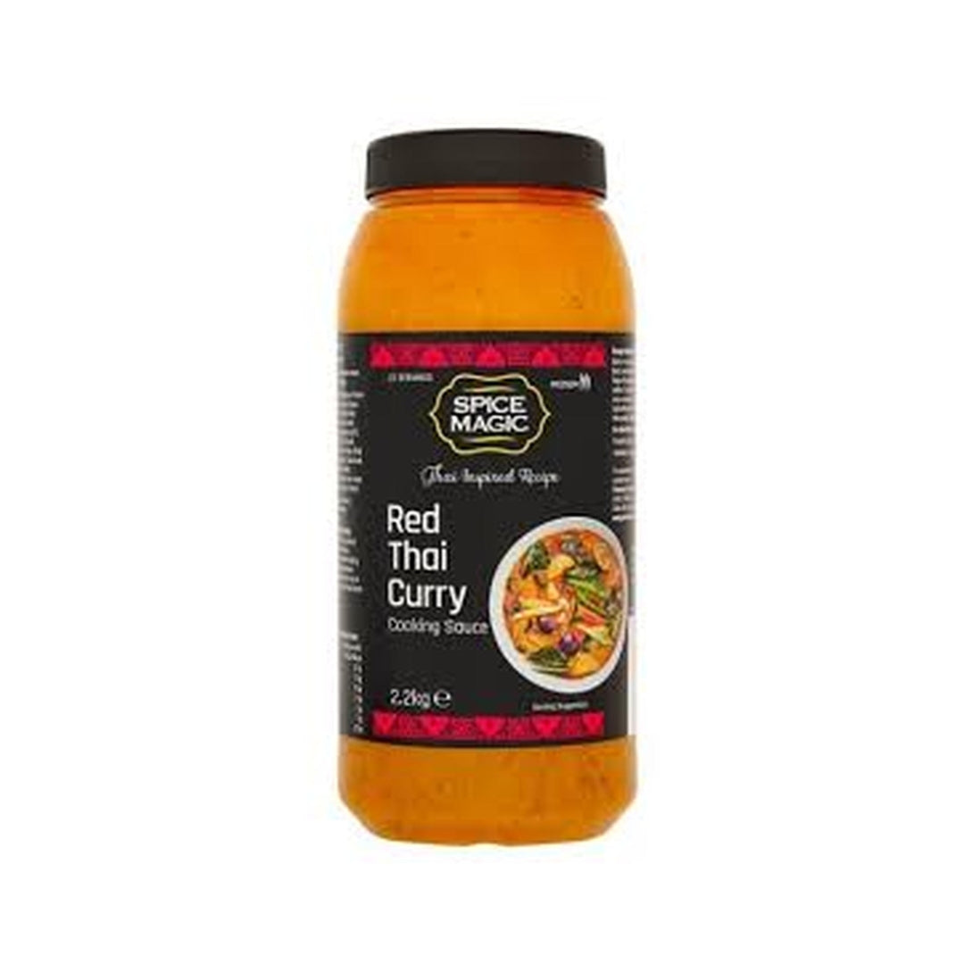 Spice Magic Red Thai Curry Paste 1.15kg 4 x 1.15kg Multi Pack Suitable for Retail and Foodservice Use