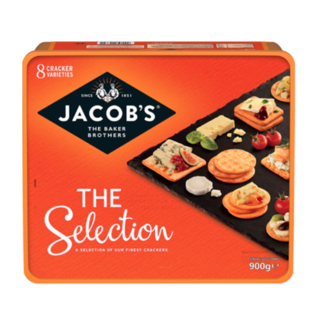 Jacob's The Selection 8 Cracker Varieties 900g – 1 x 900g