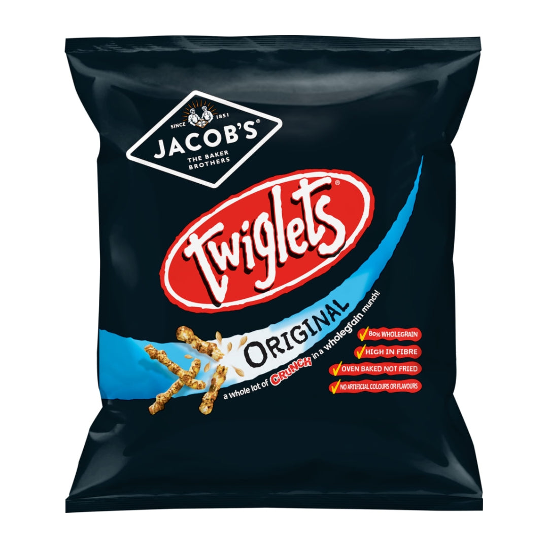 Jacob's Twiglets Original Handypack Snacks 4x12x45g – 12 x 45g