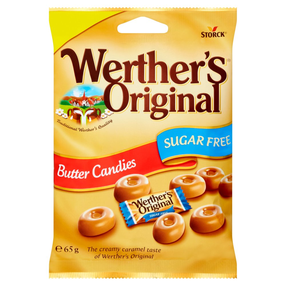 Werther's Original Sugar Free Butter Candies 65g – 12 x 65g