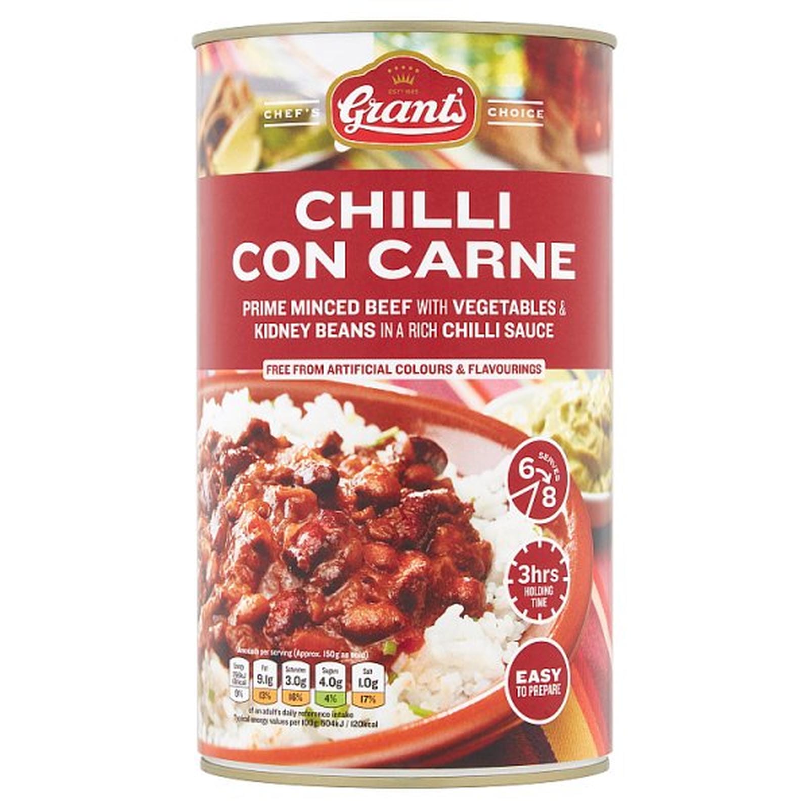 Grant's Chilli Con Carne 1.2kg