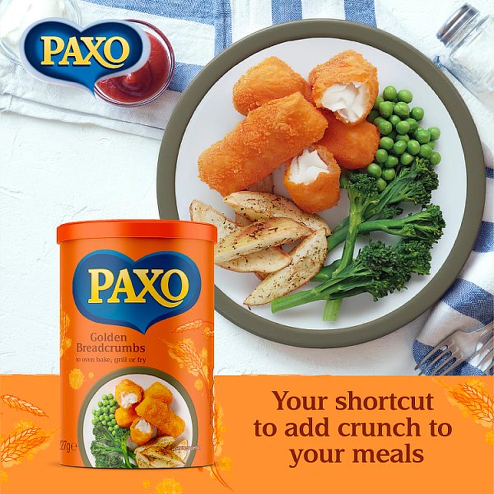 Paxo Golden Breadcrumbs 227g
