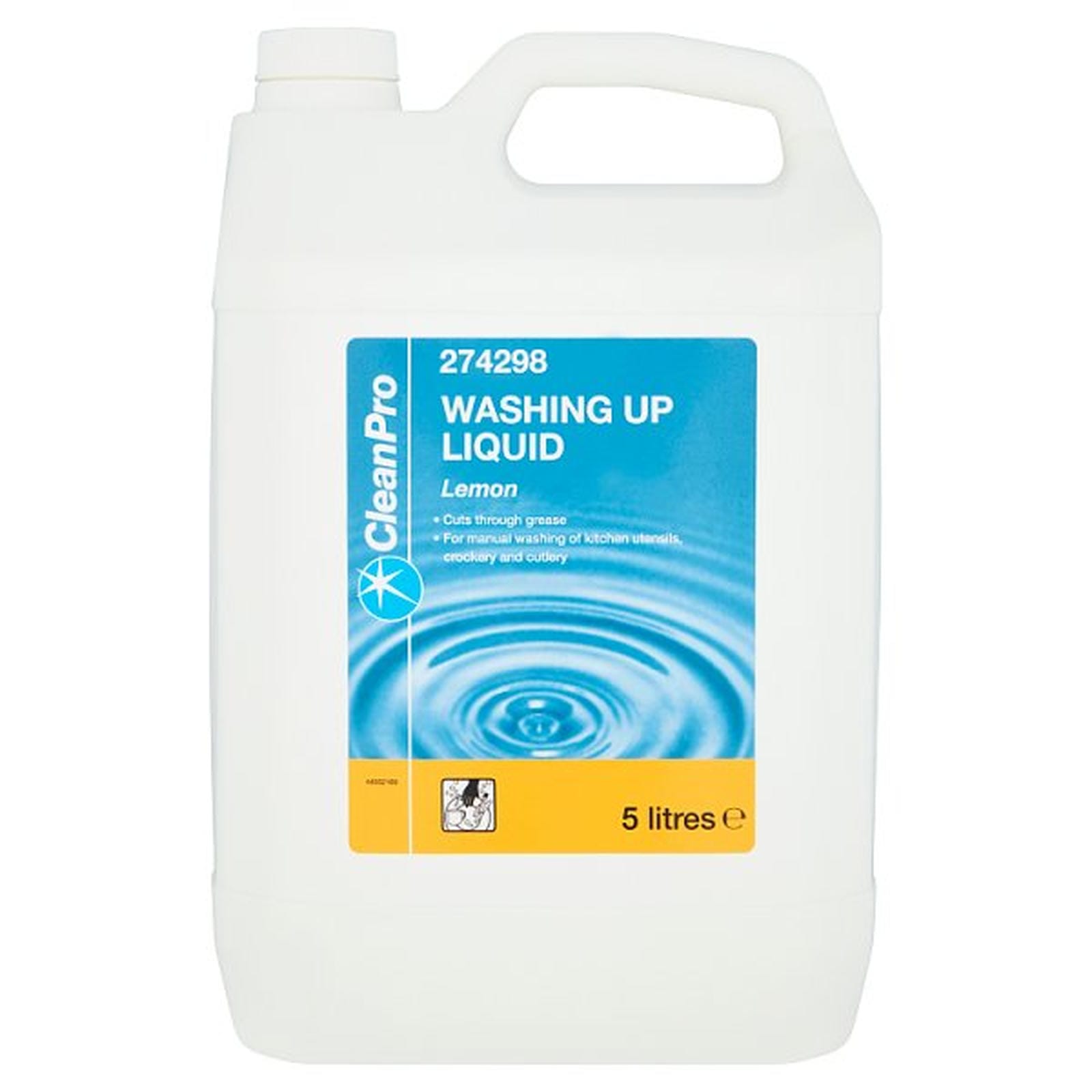 CleanPro Washing Up Liquid Lemon 5 Litres