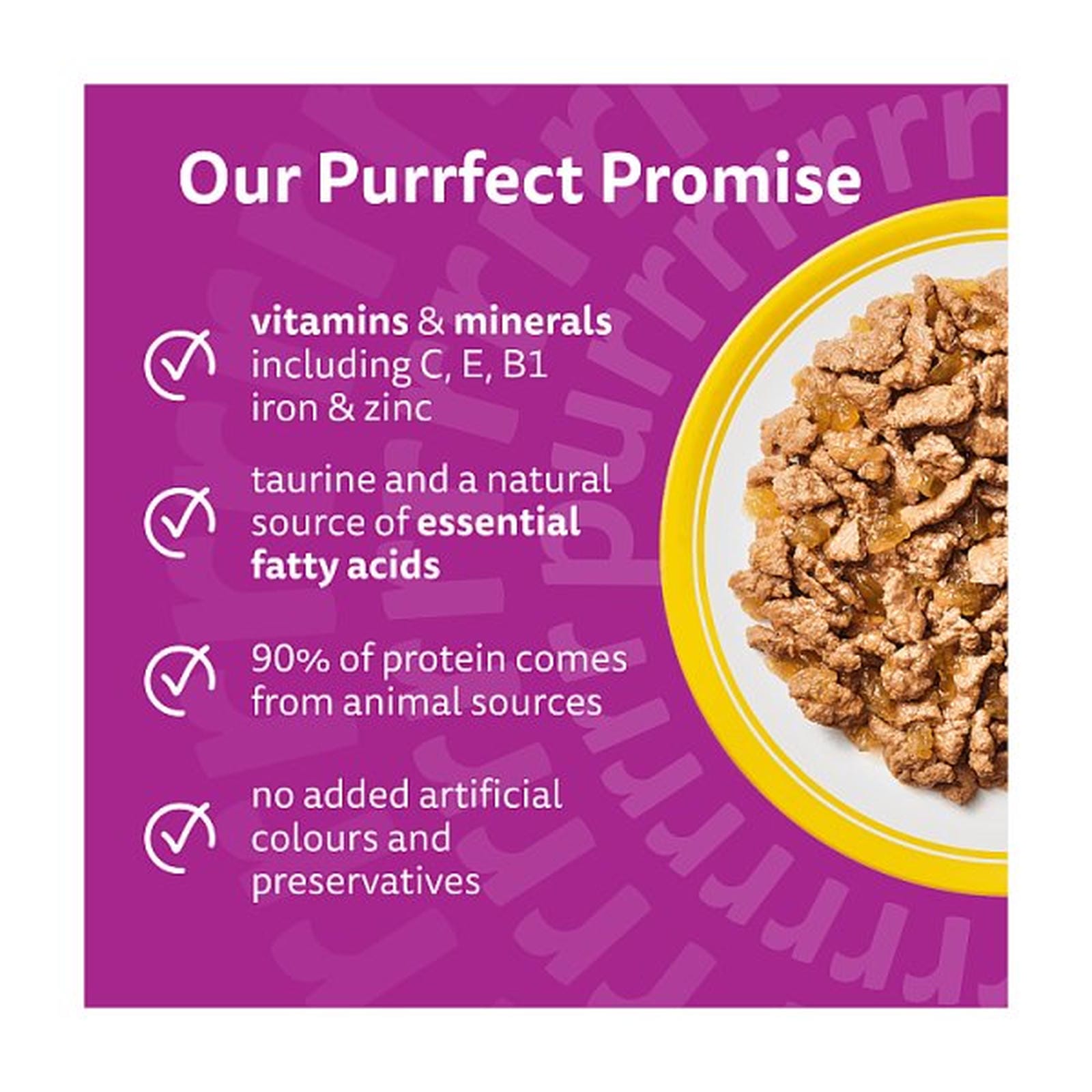 WHISKAS Senior 7+ POULTRY Feasts Wet Cat Food Pouches in Jelly 12 x 85g