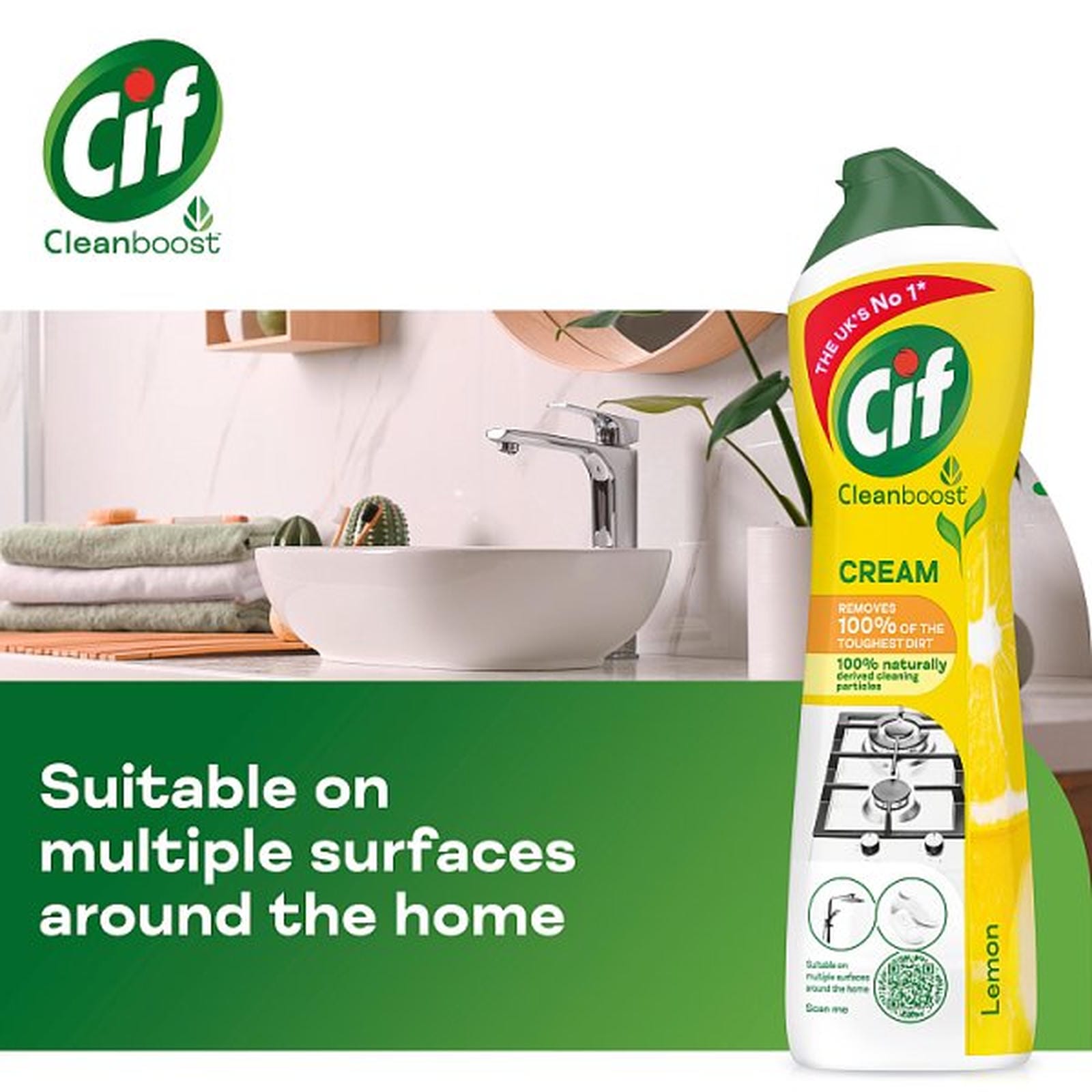 Cif Cream Cleaner Lemon 500 ml
