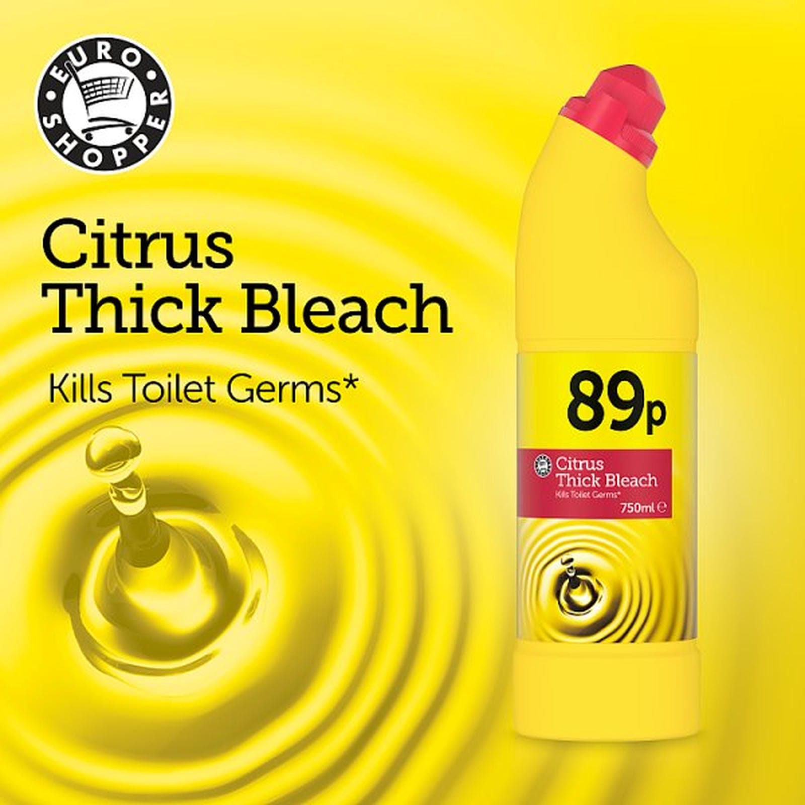 Euro Shopper Citrus Thick Bleach 750ml