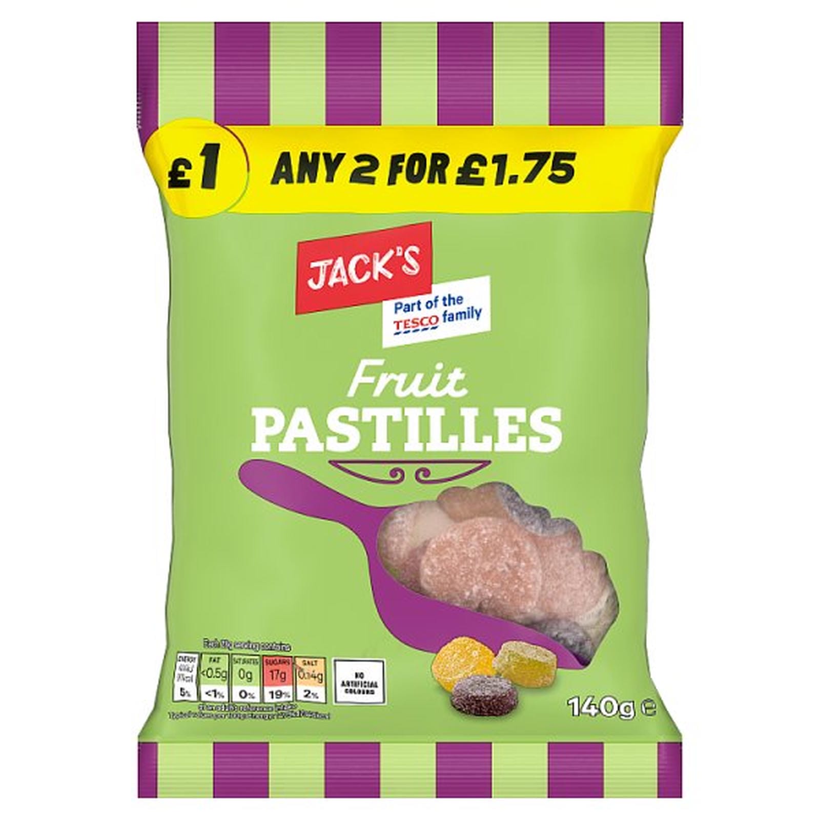 Jack's Fruit Pastilles 140g
