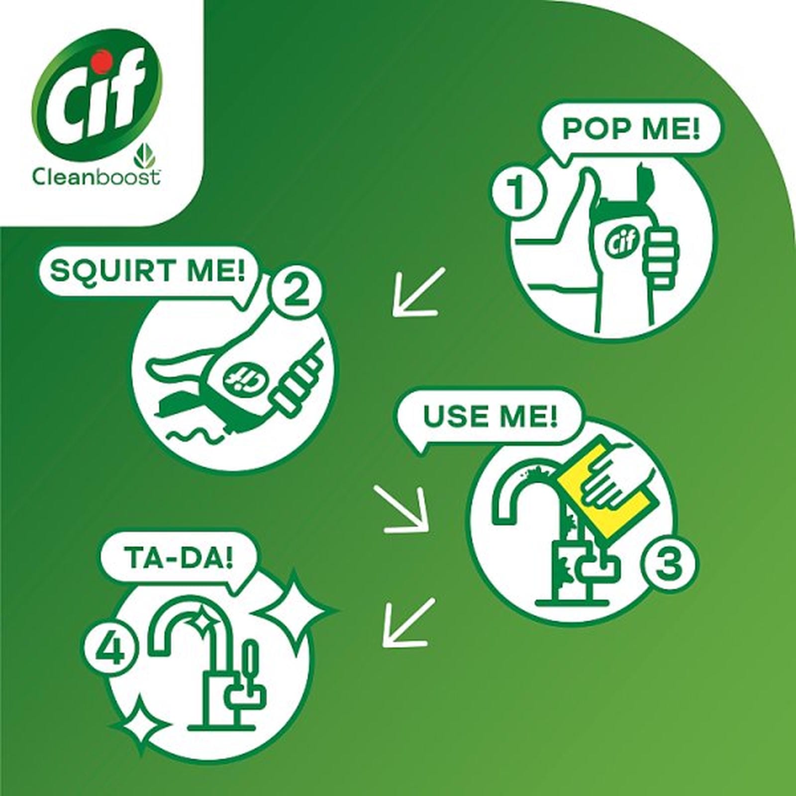 Cif Cream Cleaner Lemon 500 ml