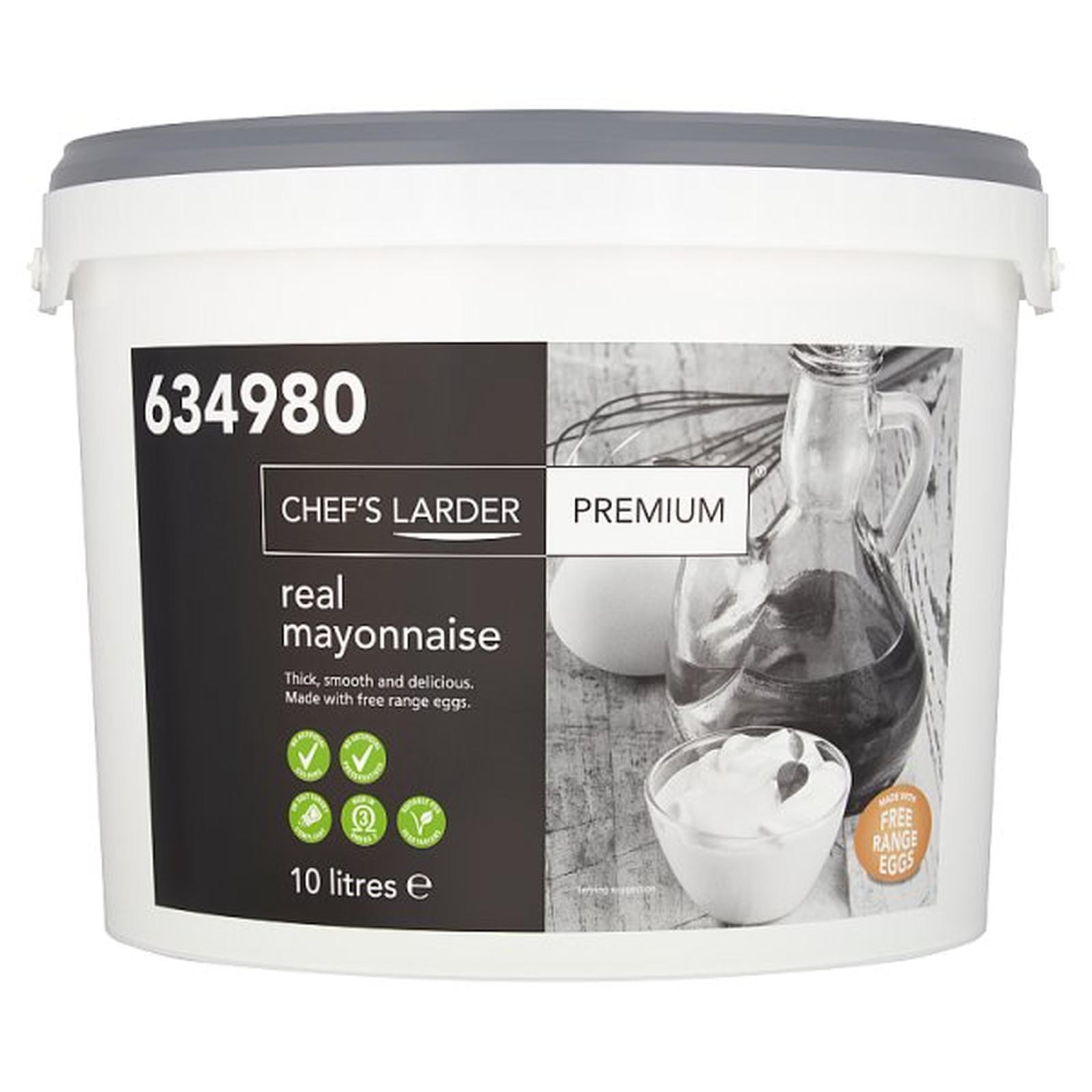 Chef's Larder Premium Real Mayonnaise 10 Litres