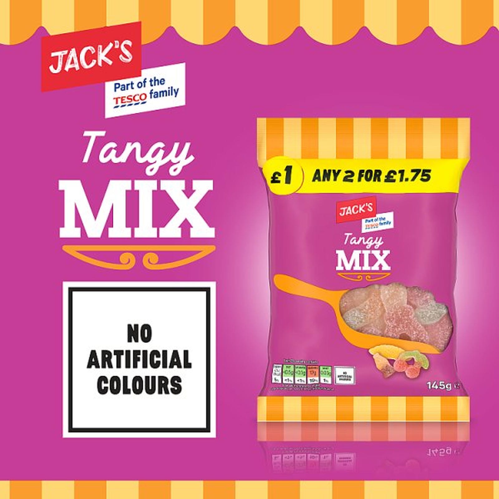 Jack's Tangy Mix 145g