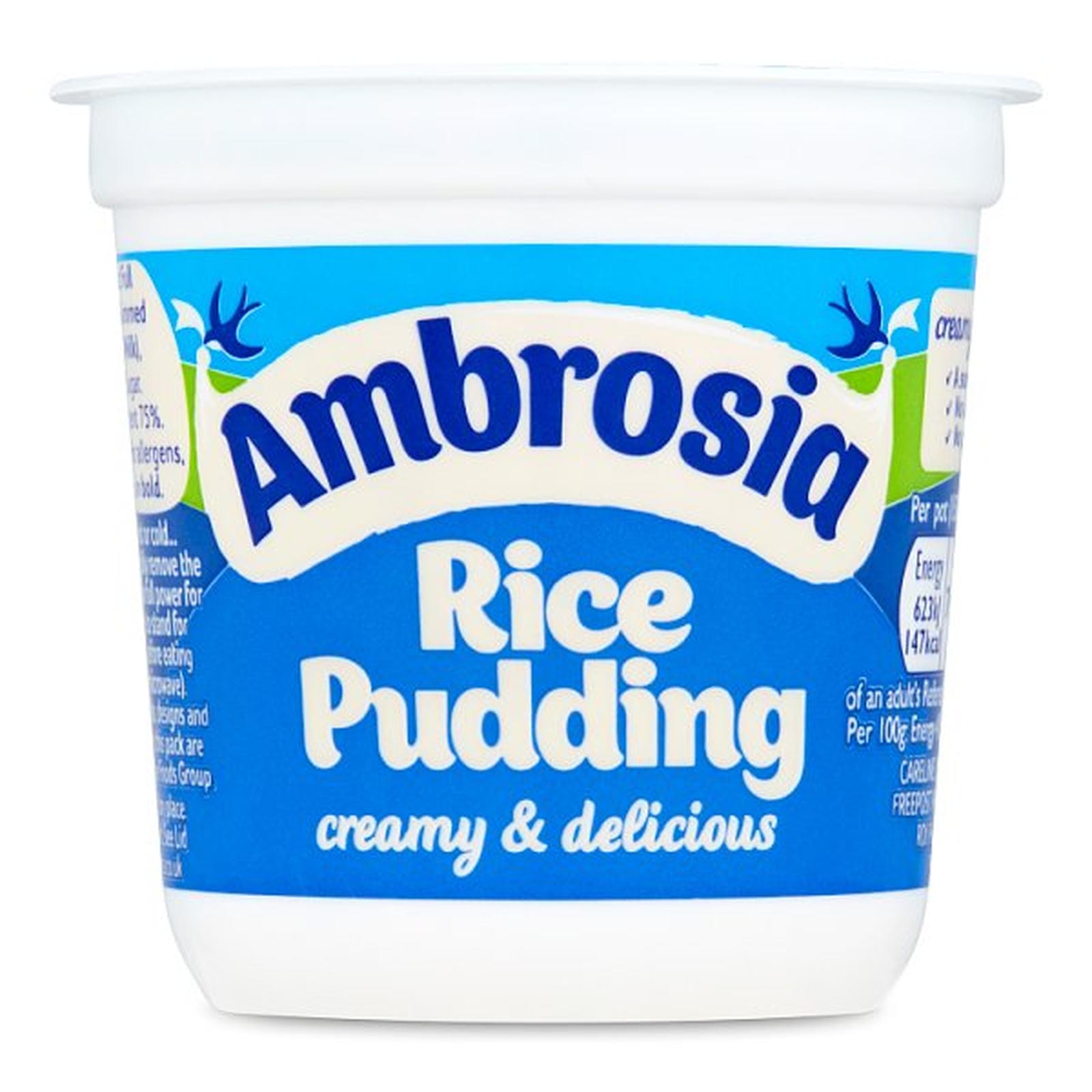 Ambrosia Rice Pudding Dessert Snack Pot 150g