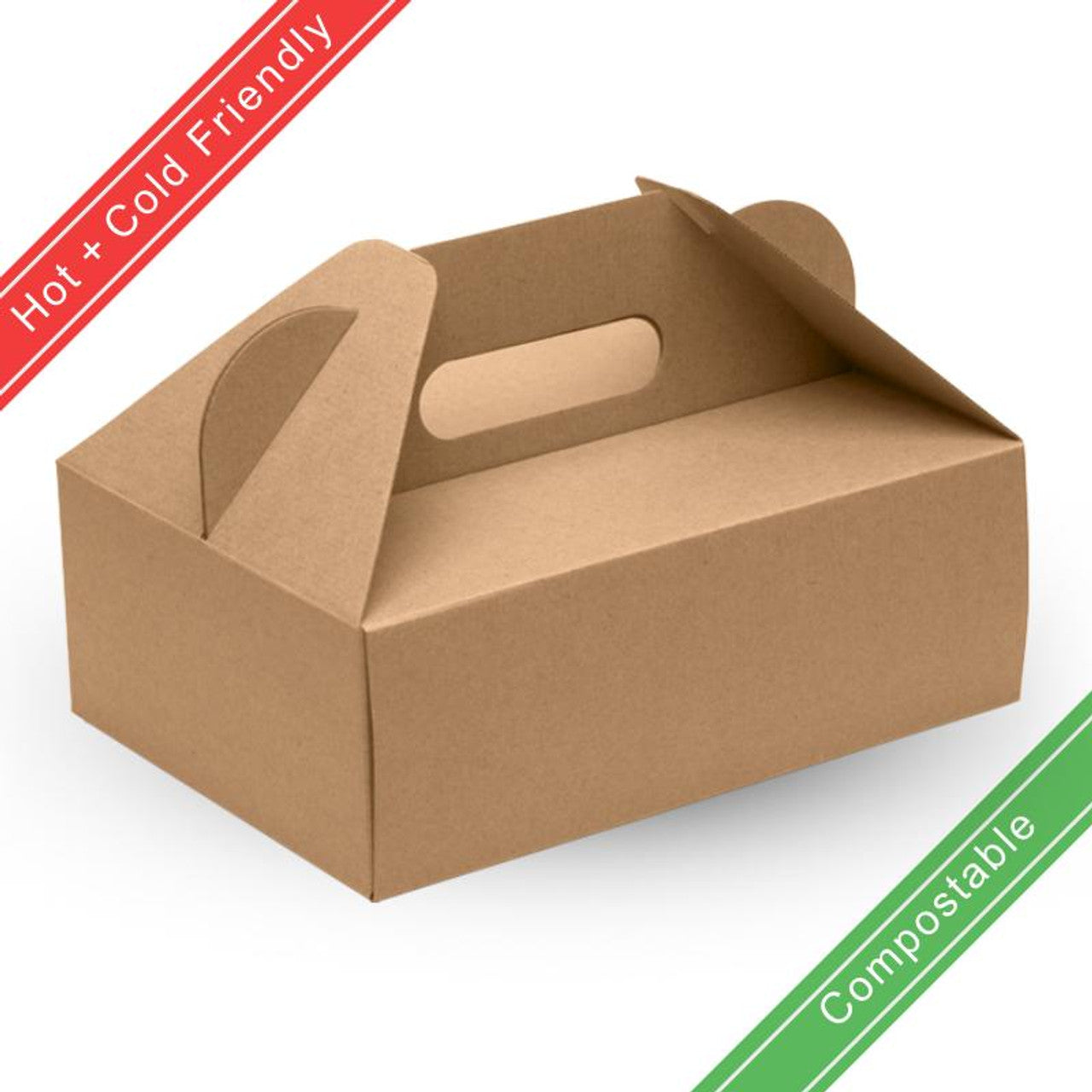 BioPak Black Burger Tray – 12 x 100s