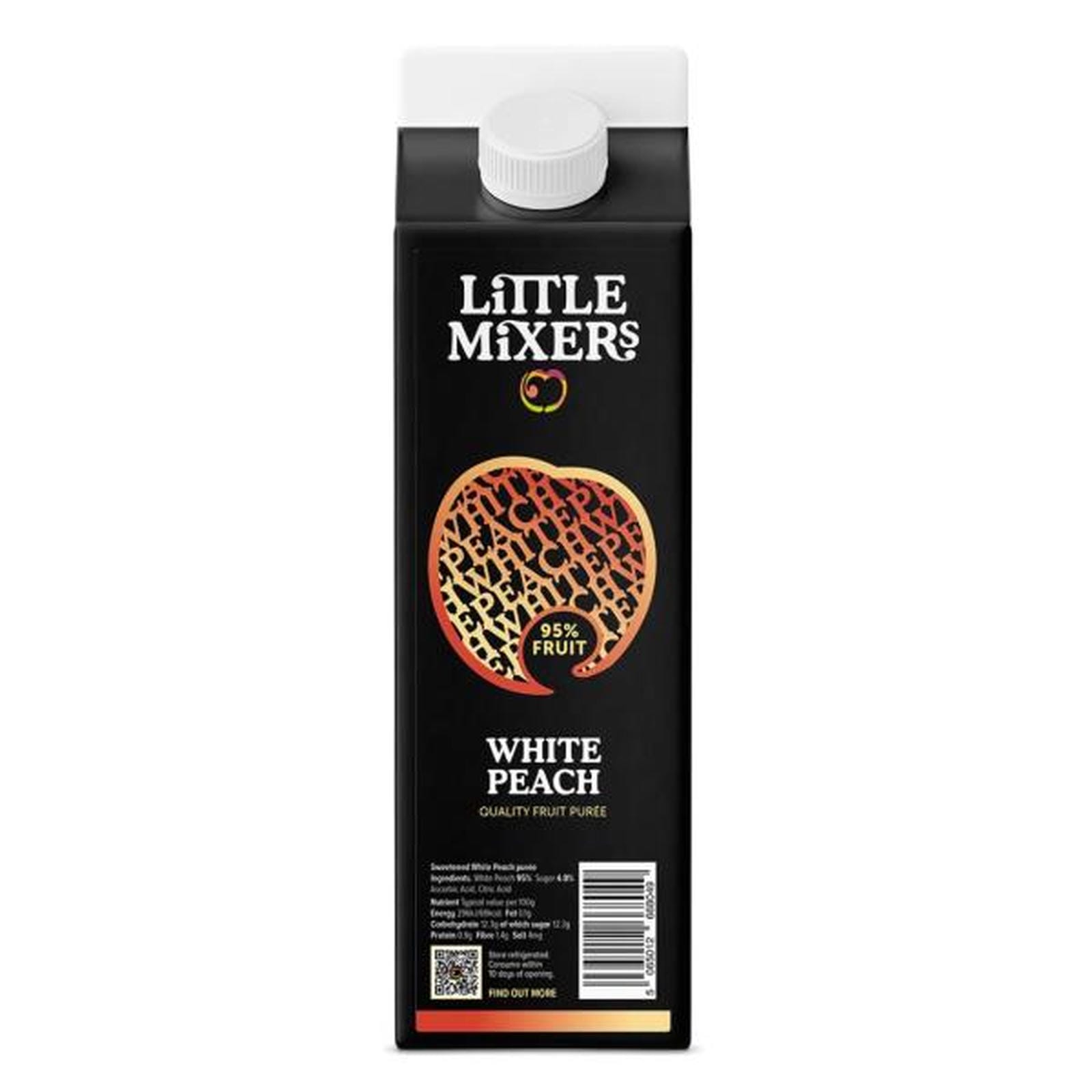 Little Mixers Super Premium White Peach Purée 1L