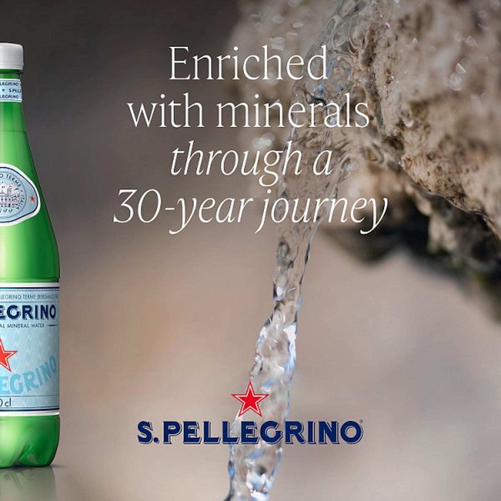 San Pellegrino Sparkling Natural Mineral Water Glass 12x750ml