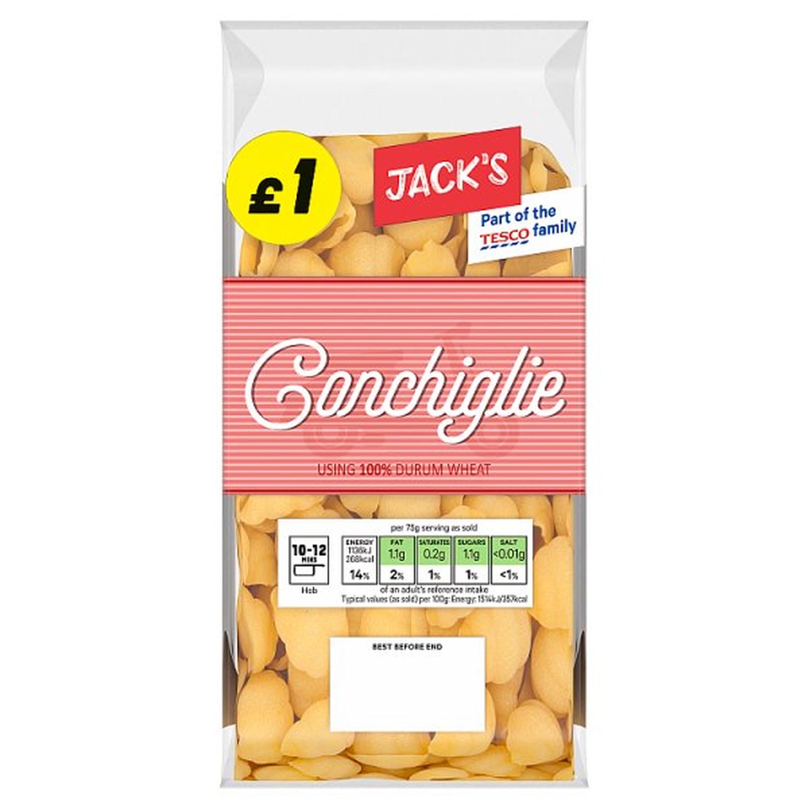 Jack's Conchiglie 100g