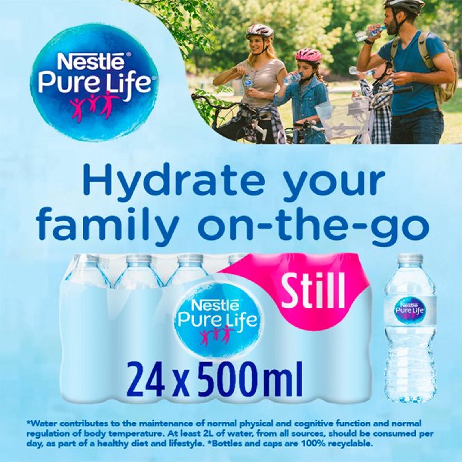 Nestle Pure Life Still Spring Water 24x500ml