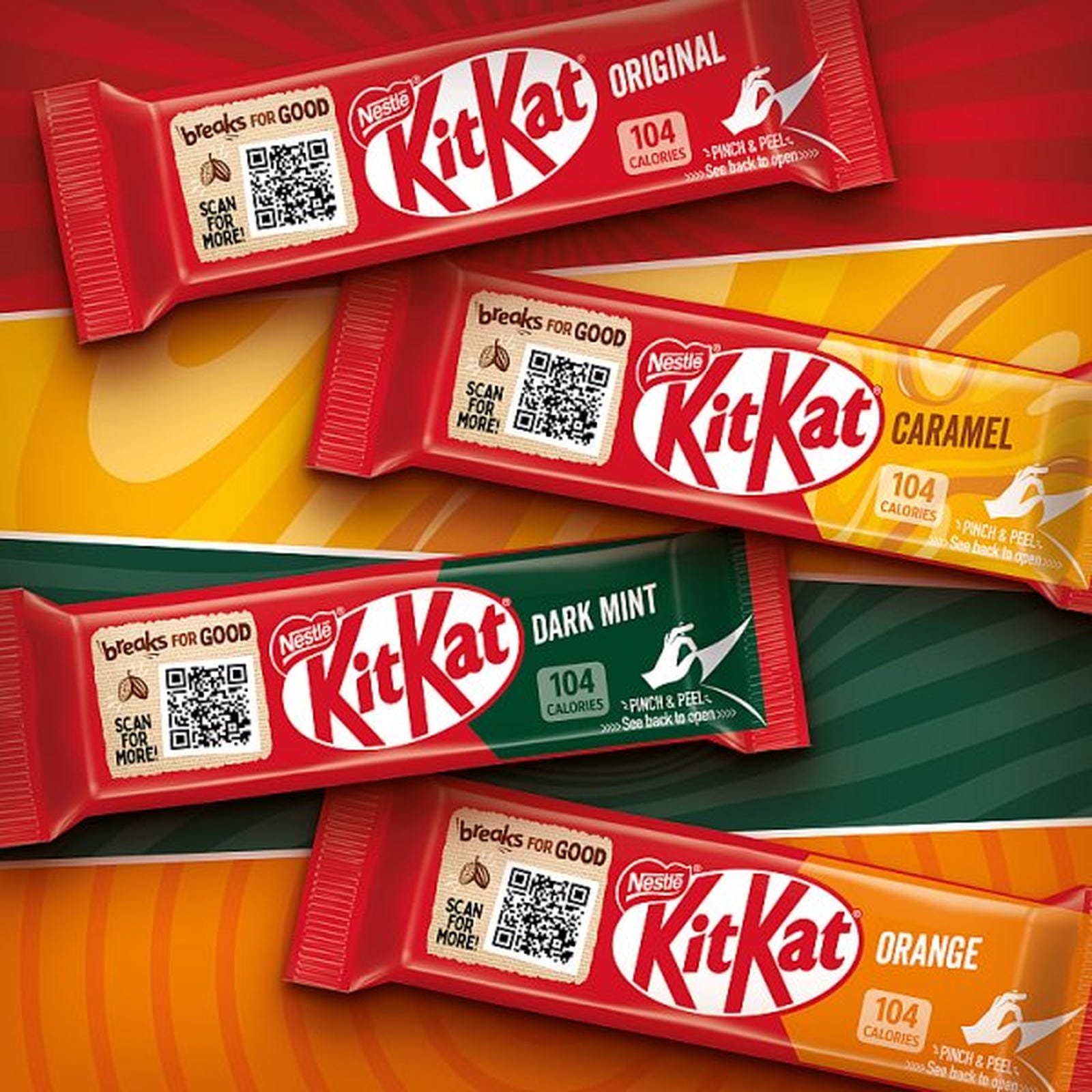 KitKat 2 Finger Milk Chocolate Biscuit Bar 20.7g