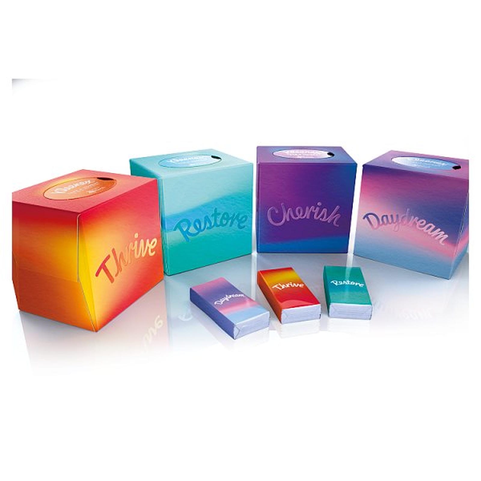 Kleenex Supporting Mind - Single Cube Tissue Box