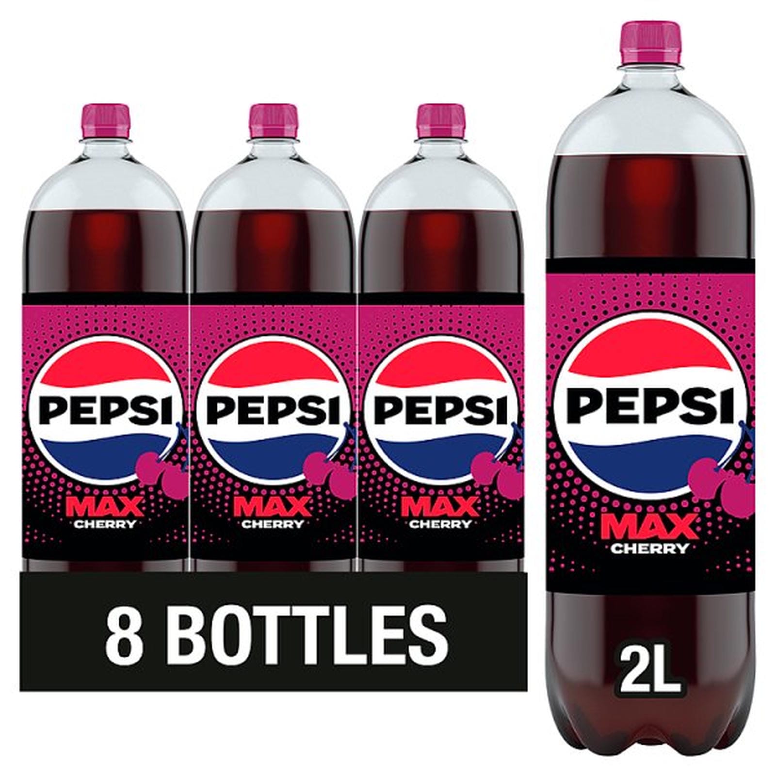 Pepsi Max Cherry Bottle PMP 2L